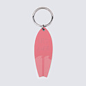 Porte-clés personnalisé médaille gravée acrylique Planche de Surf 3