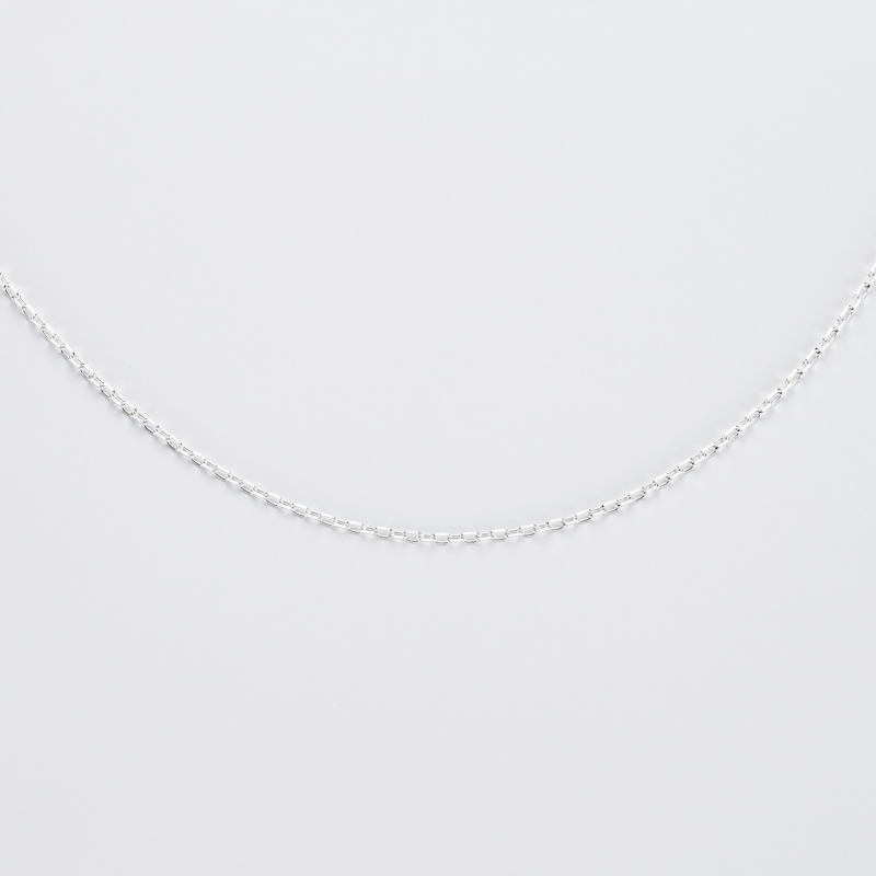 Silver link chain - 1