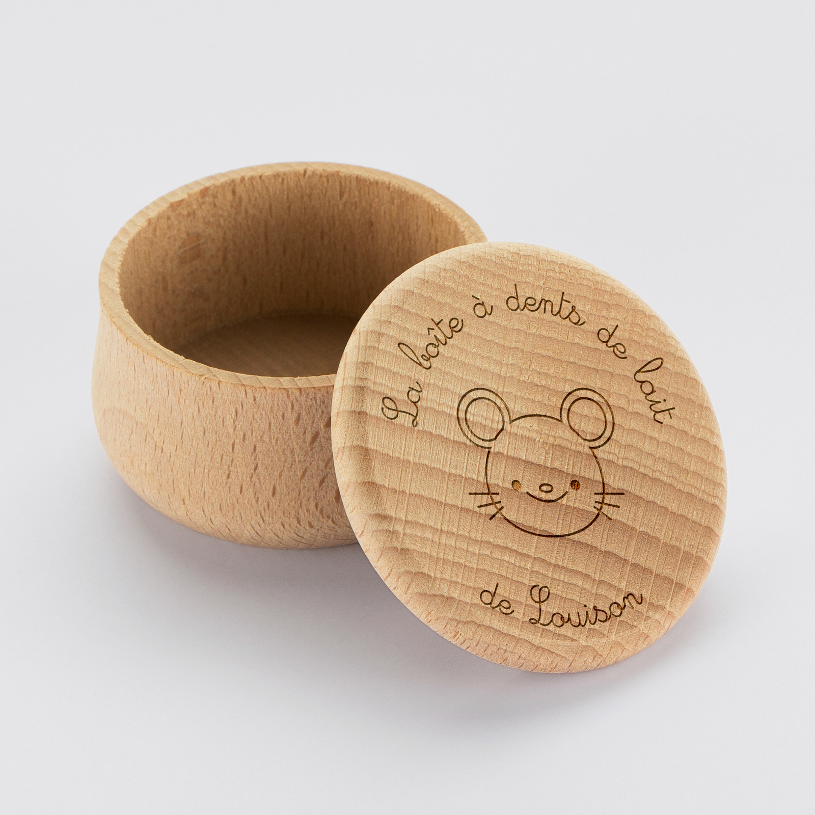 Boîte à Dents De Lait En Bois - Format Miniature Cheval | Souvenir Enfant | Cadeau Naissance Ou Baptême | 4x3,5x3,5 Cm