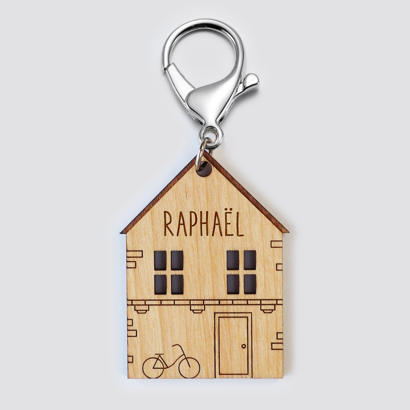 Porte-clés Personnalisé Maléfique 3D En Bois Et Acrylique - Fait Main, USA - Neuf Avec étiquettes - Pour Protection/déco