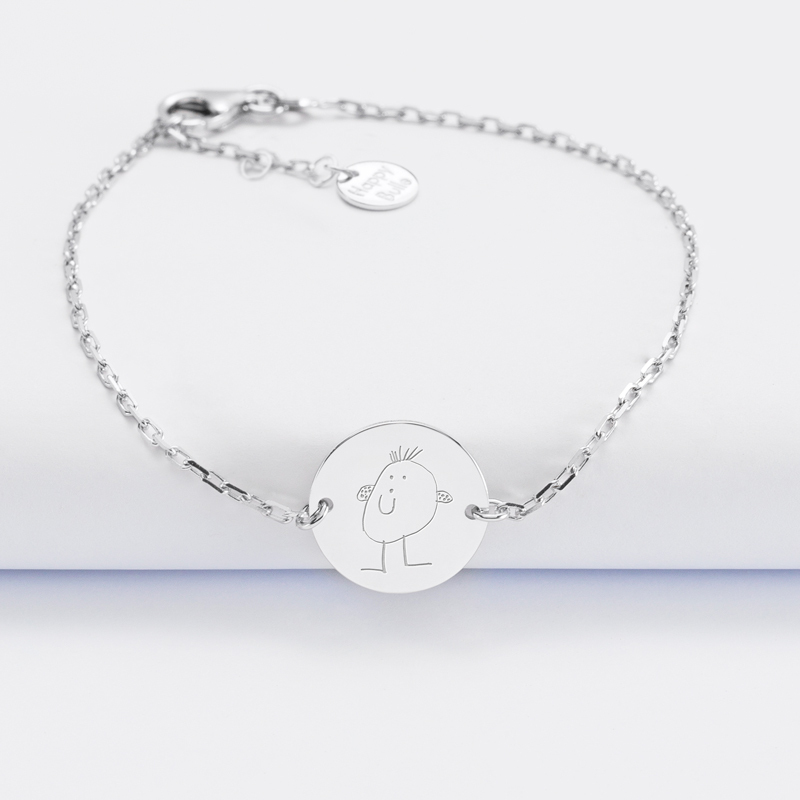 Bracelet Chaine Personnalise Avec Les Dessins De Vos Enfants