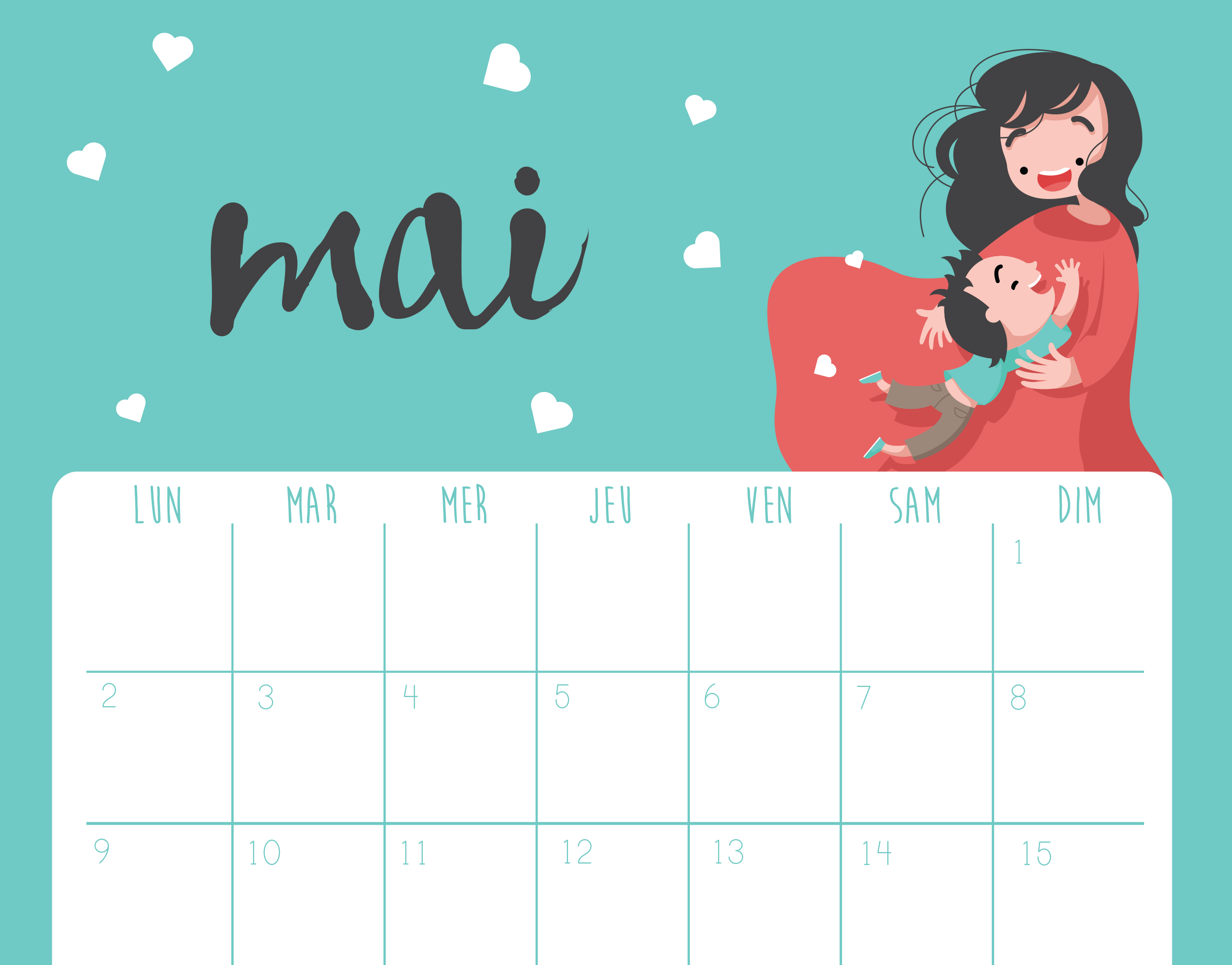 Le calendrier de Mai (en retard !)