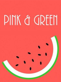 La journaliste it pink et green - Happy Bulle, les dessins d'enfants sublimés