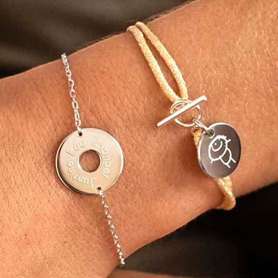 Bracelet argent rhodié 925