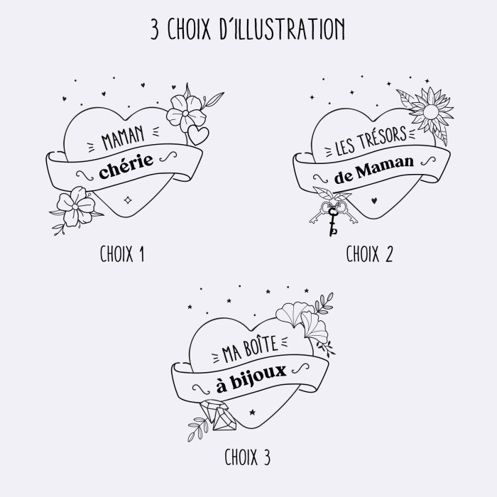 Illustrations édition spéciale "Maman cœur floral"