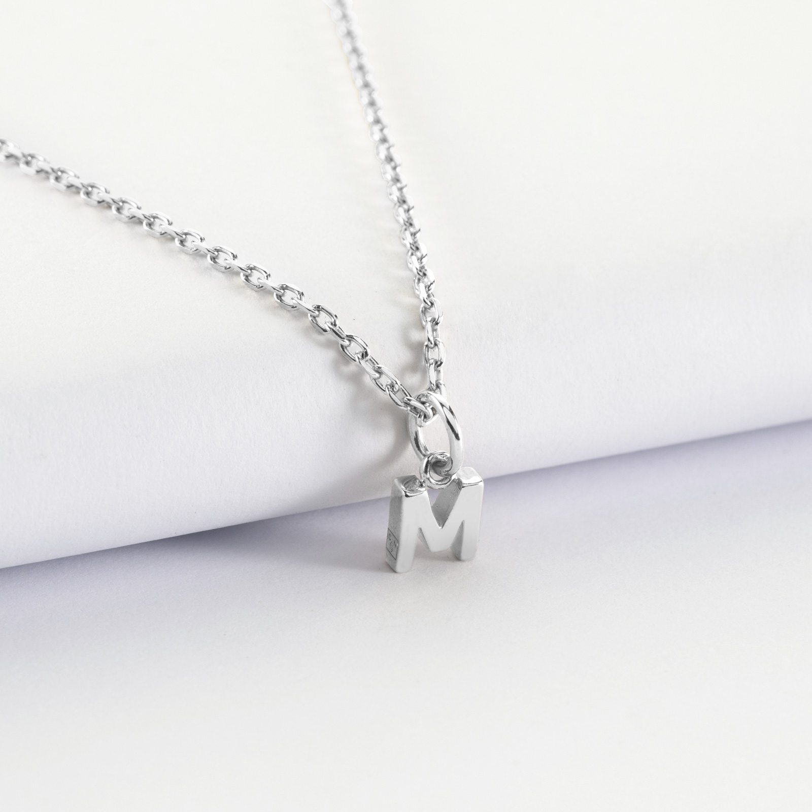 Pendentif lettre médaille initiale argent mm personnalisé enfant