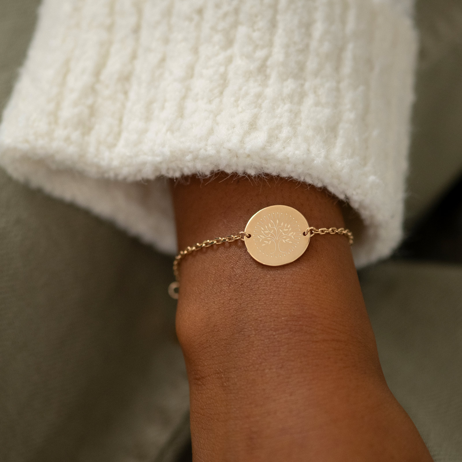 Braccialetto Nome Bambina In Oro 9k/14k - Regalo Nascita/Battesimo/Comunione Con Scatola Personalizzata