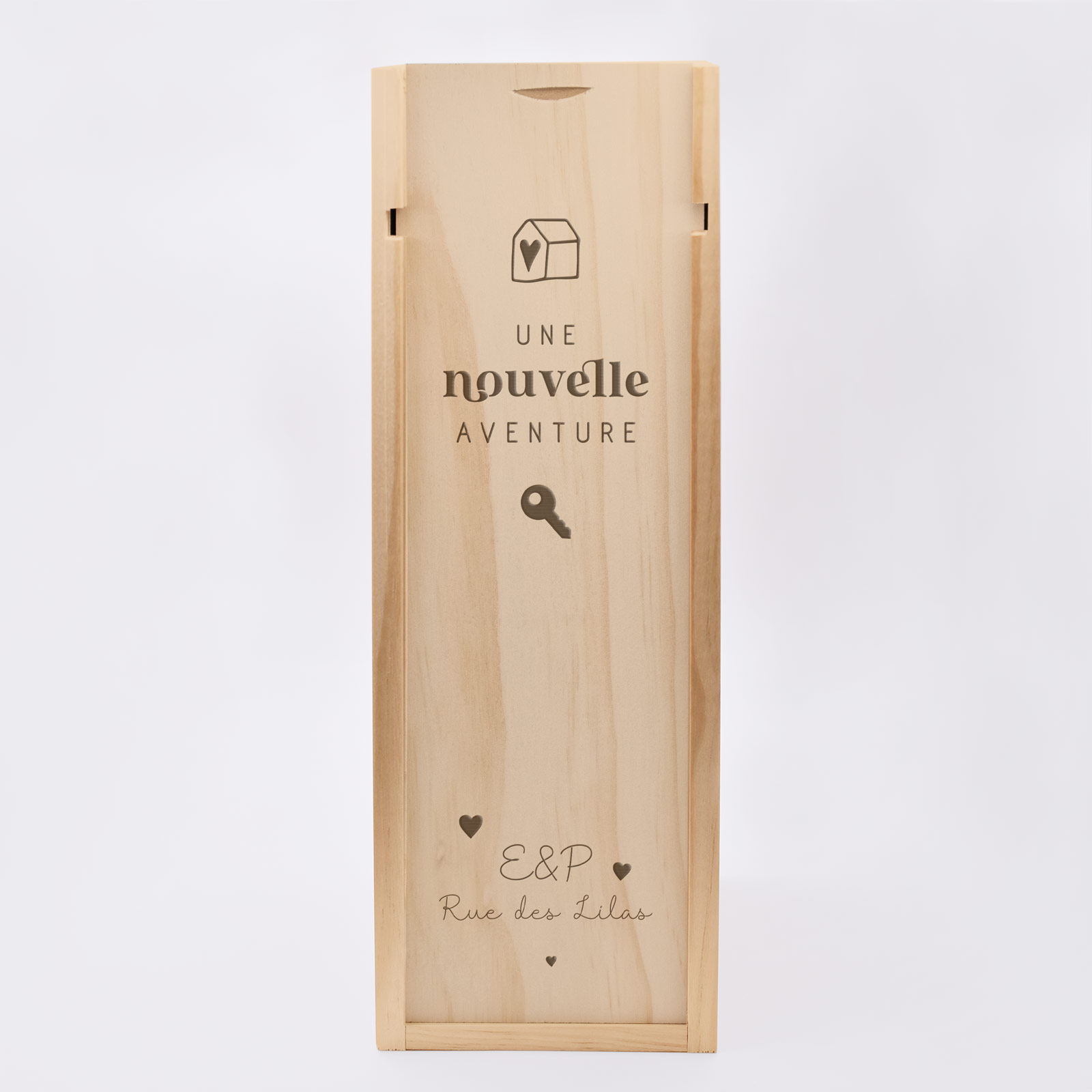 Caisse En Bois Moët & Chandon – Pour 3 Bouteilles De Champagne – Made In France