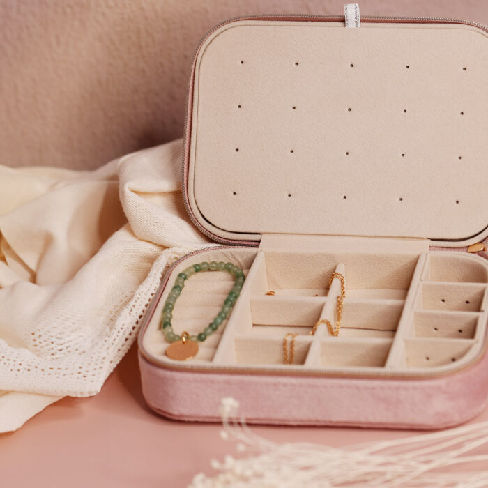 Boite à bijoux de voyage 16x11x5cm - ambiance 2
