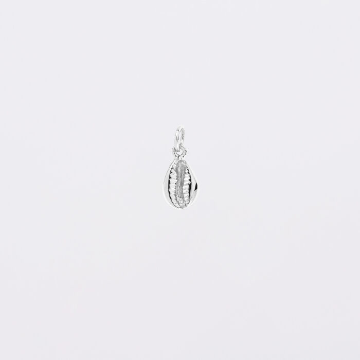 Breloque coquillage cauri argent 10 mm