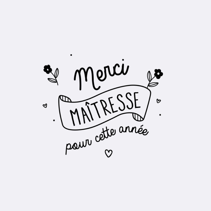 Boîte à bijoux personnalisée 10x10x5 cm verre gravée - Edition spéciale "Merci maîtresse" -illustration