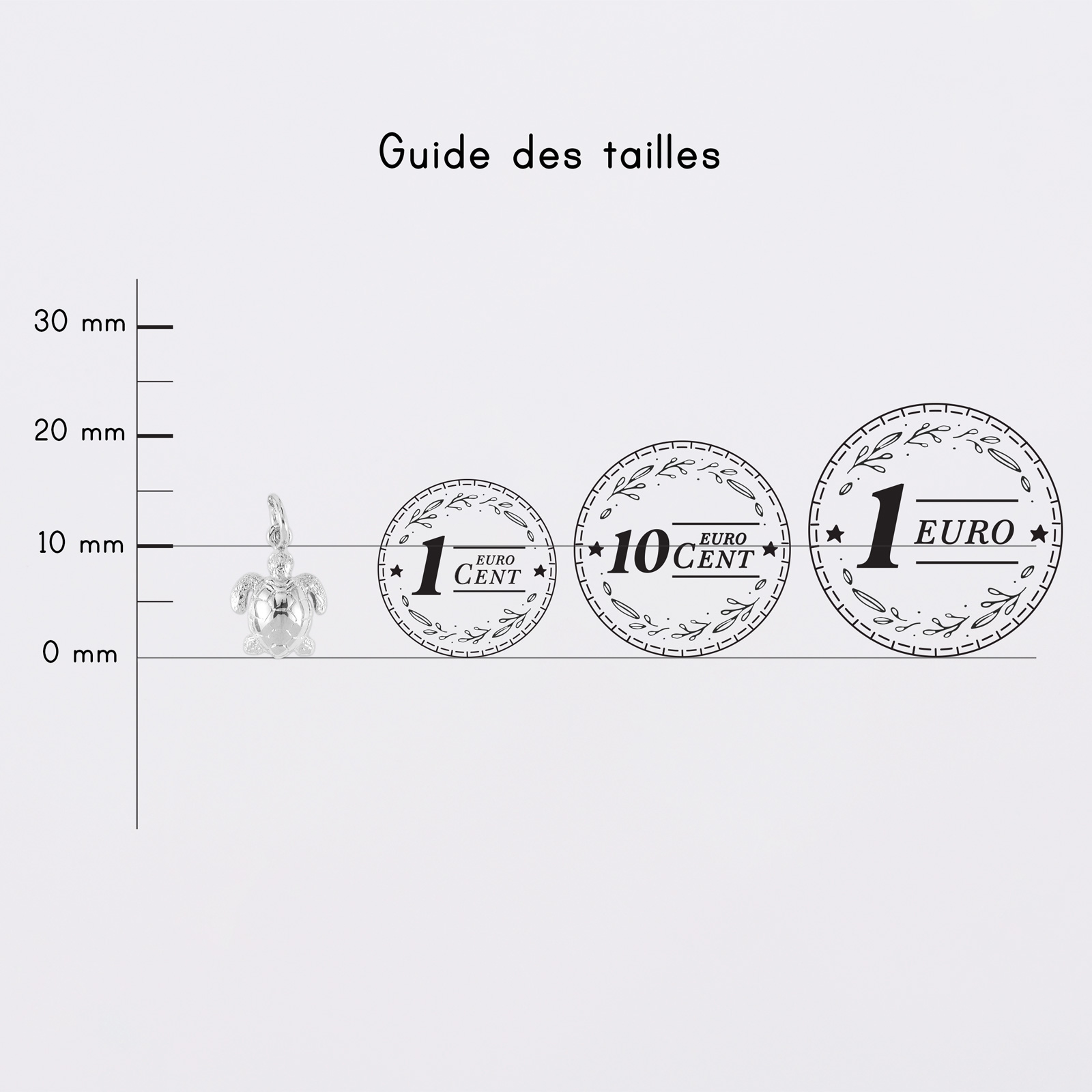 Lot De 3 Charms/breloques Plaqué Argent Tortue - Dimensions 26x17 Mm - Neuf, Fabriqué En France