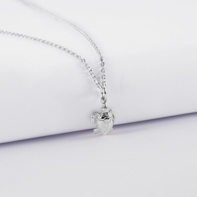 Pendentif tortue argent 10 mm - petite tortue