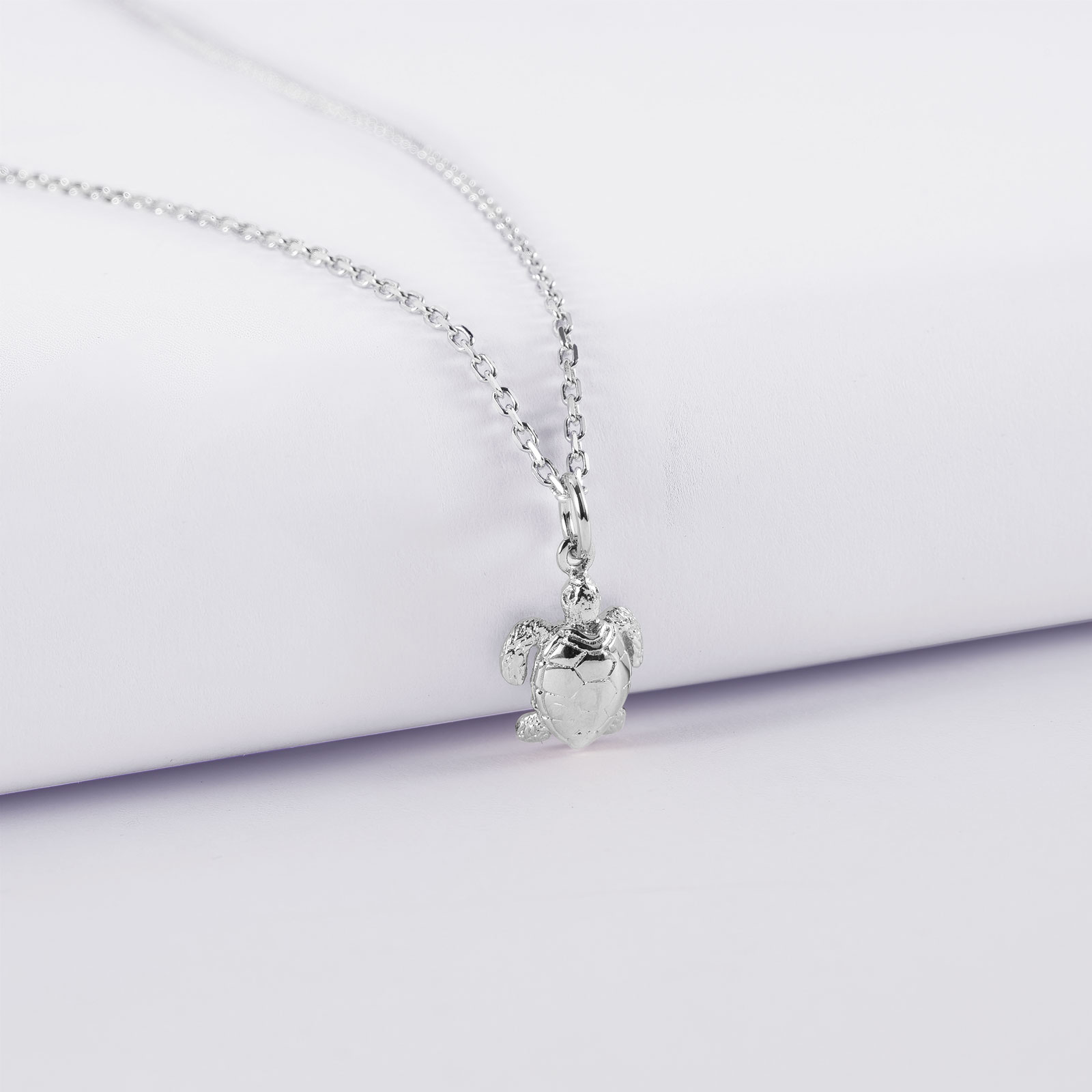Pendentif Argenté Tortue De Mer - 16x13 Mm - Neuf Sans Emballage