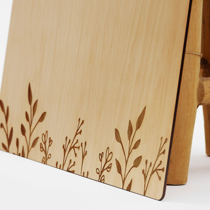 Plan de table personnalisé bois 258x900 - Bohème