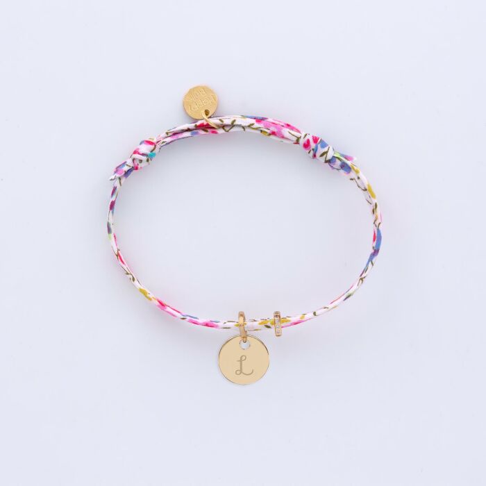 Bracelet enfant Liberty personnalisé collection Chapitre plaqué or - à composer