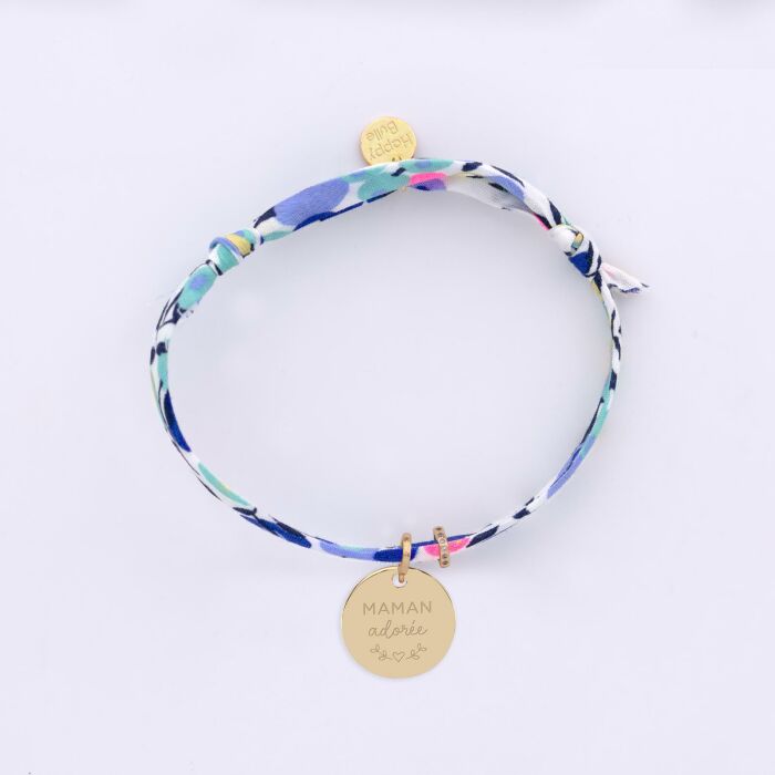 Bracelet Liberty personnalisé collection Chapitre plaqué or - à composer