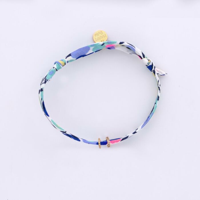 Bracelet Liberty personnalisé collection Chapitre plaqué or - à composer