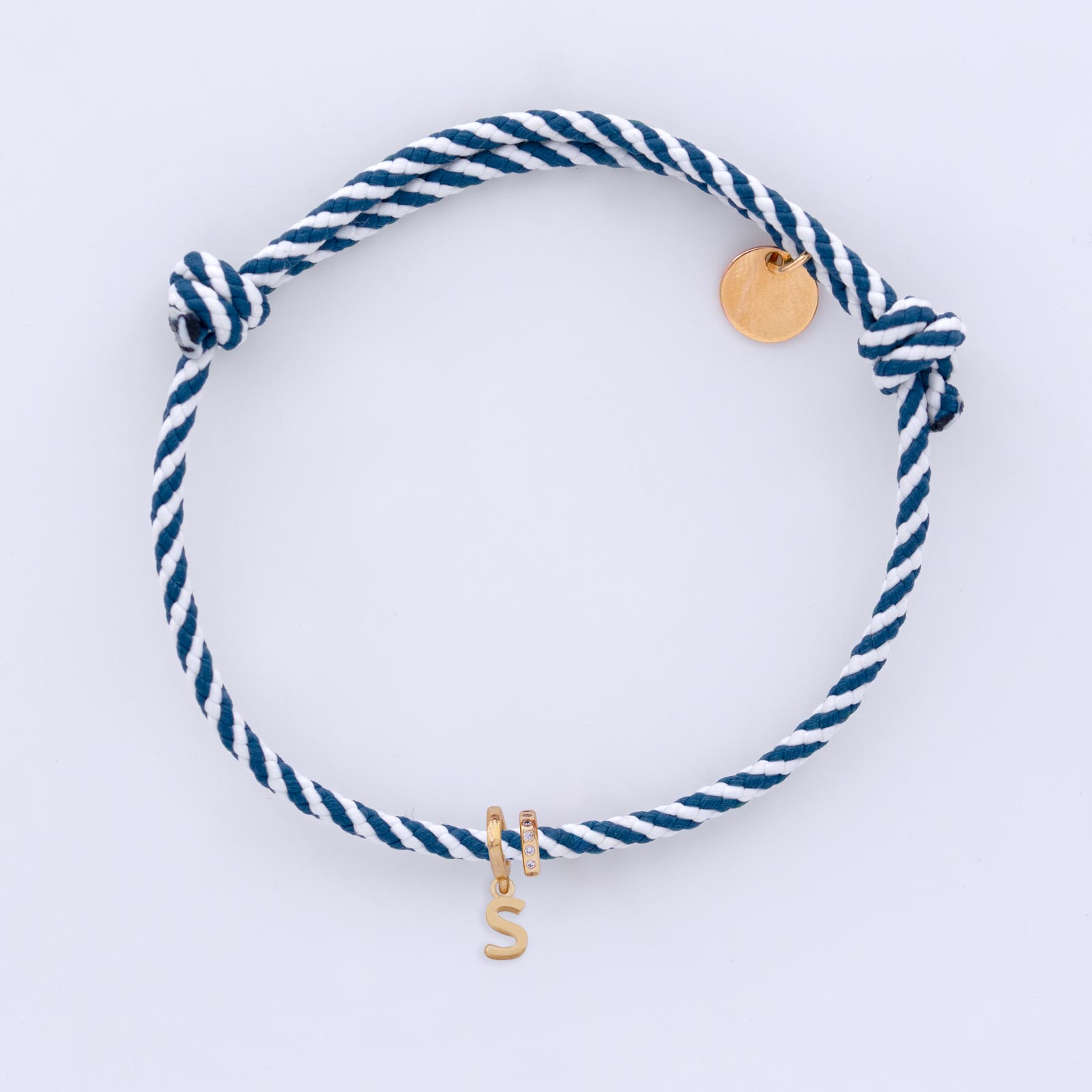 Braccialetti con cordino a cuore iniziale placcato in oro bianco 14 carati for donna, uomo, ragazzi, ragazze, ragazzi, corda intrecciata a mano, gioielli minimalisti, abbinati a coppie di bracciali br