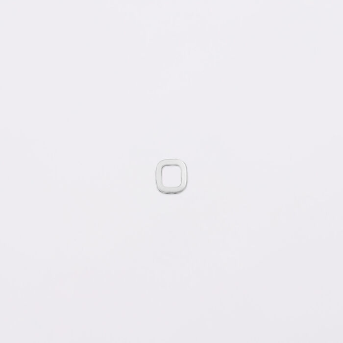 Mini-charm anneau zircon collection Chapitre argent - profil