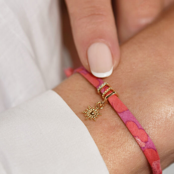 Personalised Liberty Cord Gold-Plated Chapter Collection Bracelet- Create your own