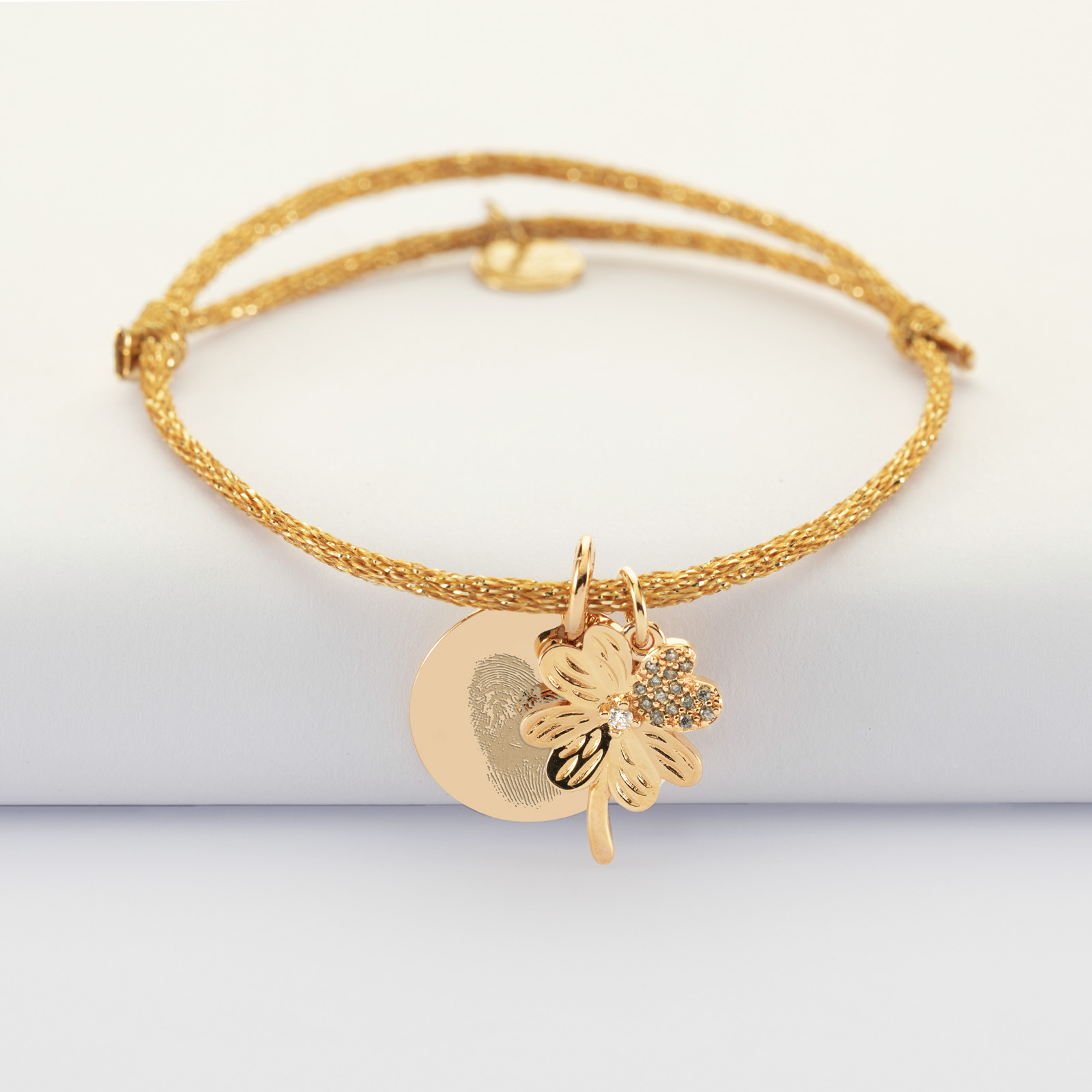 Collier Baptême Médaille Initiale Enfant Plaqué Or - L'Atelier D'Amaya