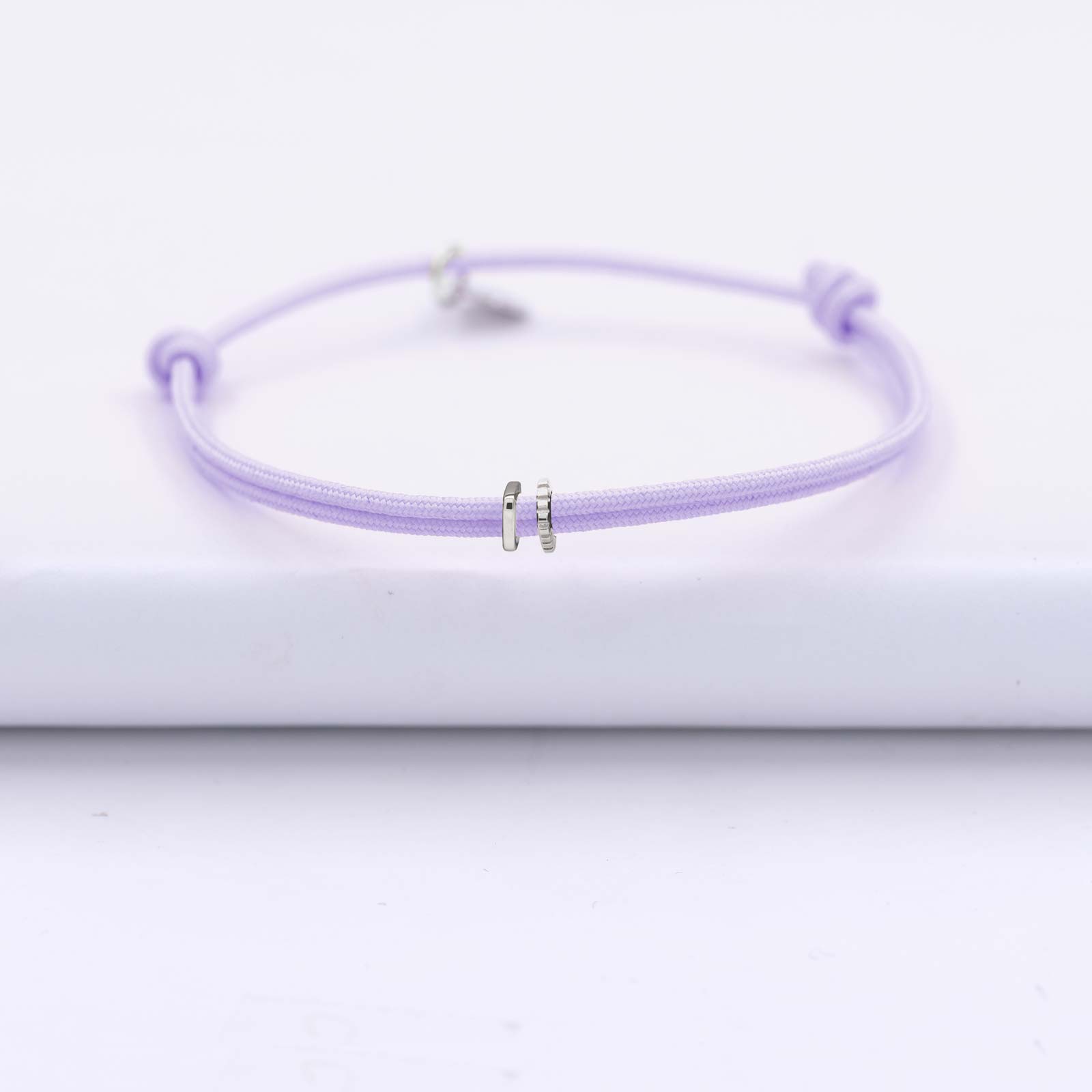 3 bracelet à cordon VIOLET contre le HAMSA Kabbale bijoux porte bonheur