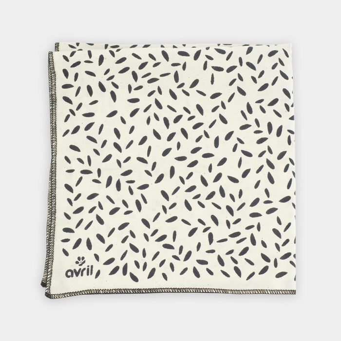 Furoshiki pétales coton bio 32x32cm - Avril