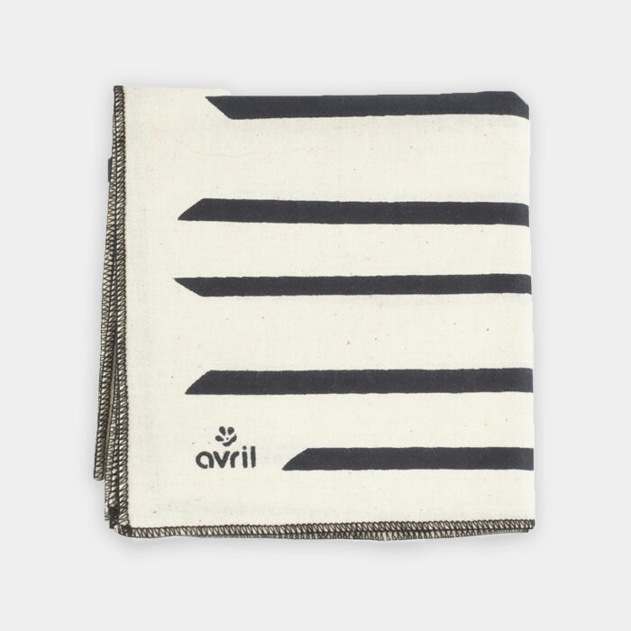 Furoshiki zèbre coton bio 52x52cm - Avril