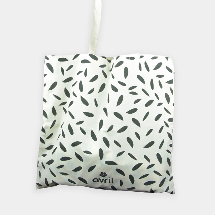 Tote bag pétales coton bio 40x40cm - Avril