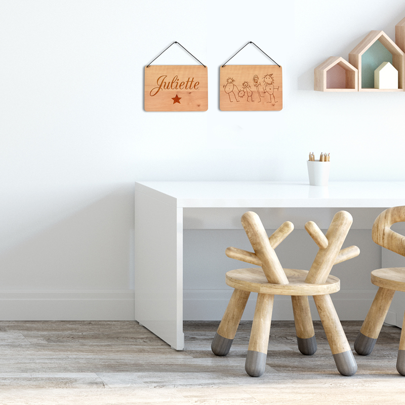 Personalised Decorative Engraved Wooden Rectangle Sign 20x14.6 cm ...