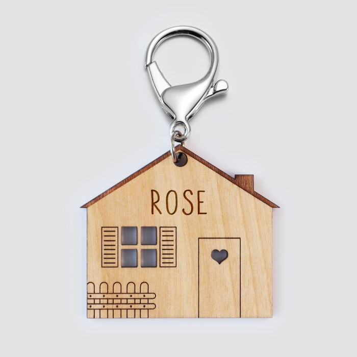Porte-clés Maison "Home Sweet Home" exemple