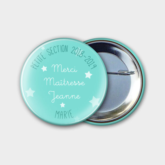 Accessoires "Merci maitresse" édition limitée vert