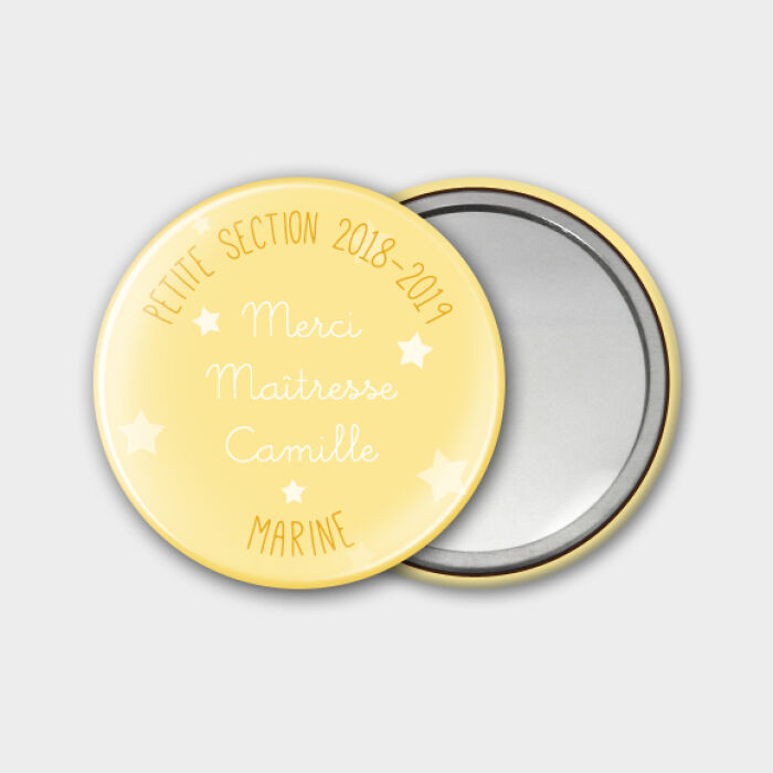 Accessoires "Merci maitresse" édition limitée jaune 2