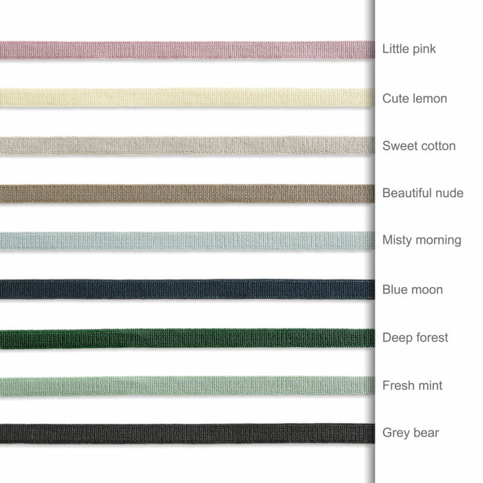 Nuancier cordon élastique enfant