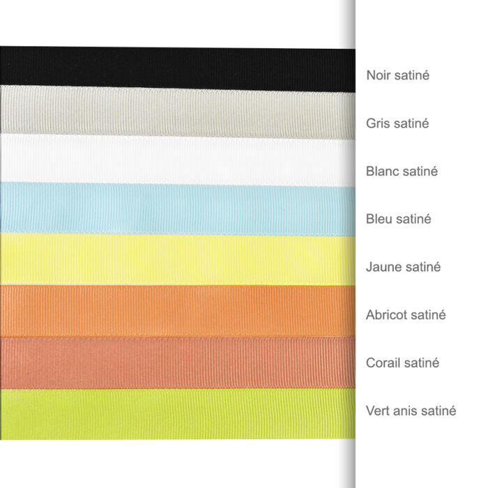 Nuancier ruban nœud papillon enfant