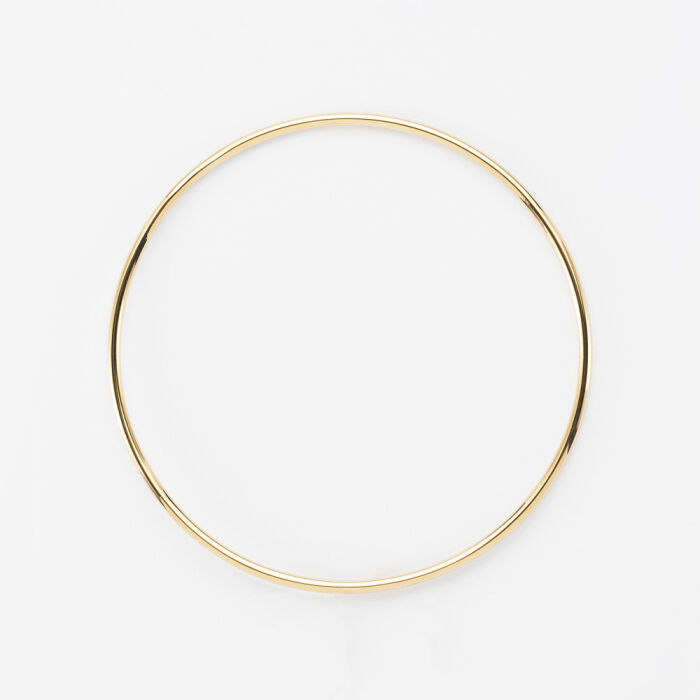 Bracelet jonc plaqué or bis