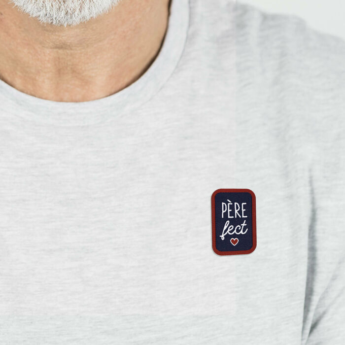 Écusson thermocollant "Père fect" ambiance