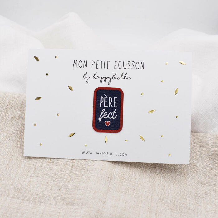 Écusson thermocollant "Père fect" package