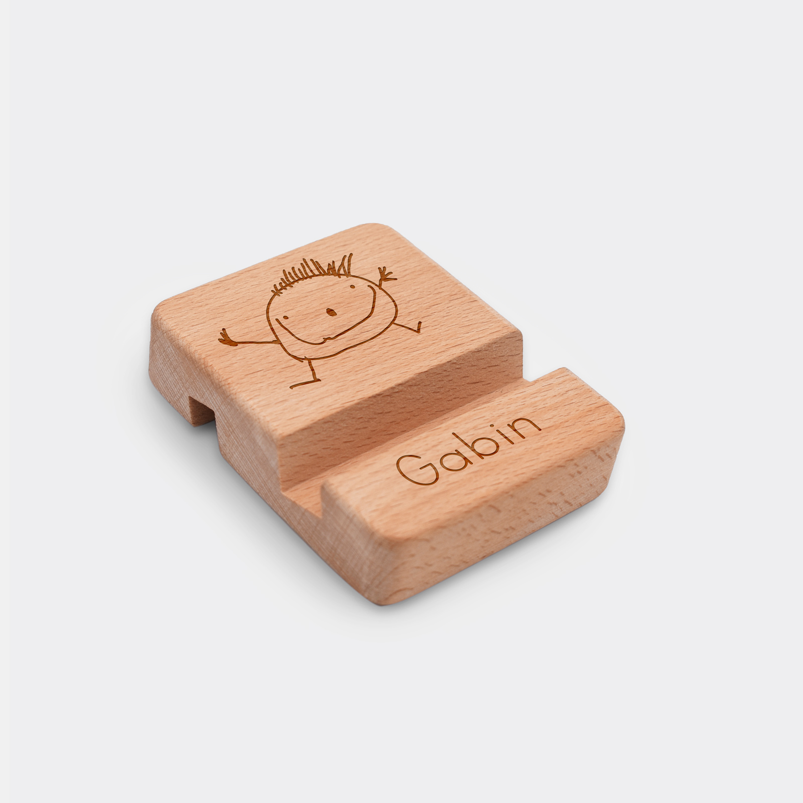Support De Page De Livre En Bois Personnalisé - Taille M (7.4x3.3x1.3 Cm), Gravé "I Love You Forever"