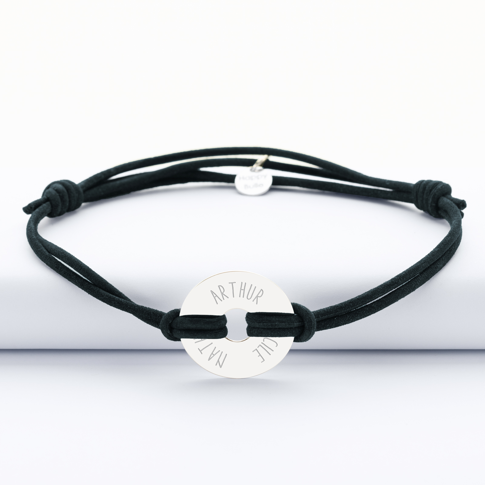 Bracelet mousqueton perles en coquillages (personnalisable) - argenté –  LauVéA Boutique