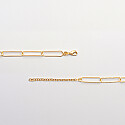 Bracelet maille Alternée 1.4mm - 9K528.14-B
