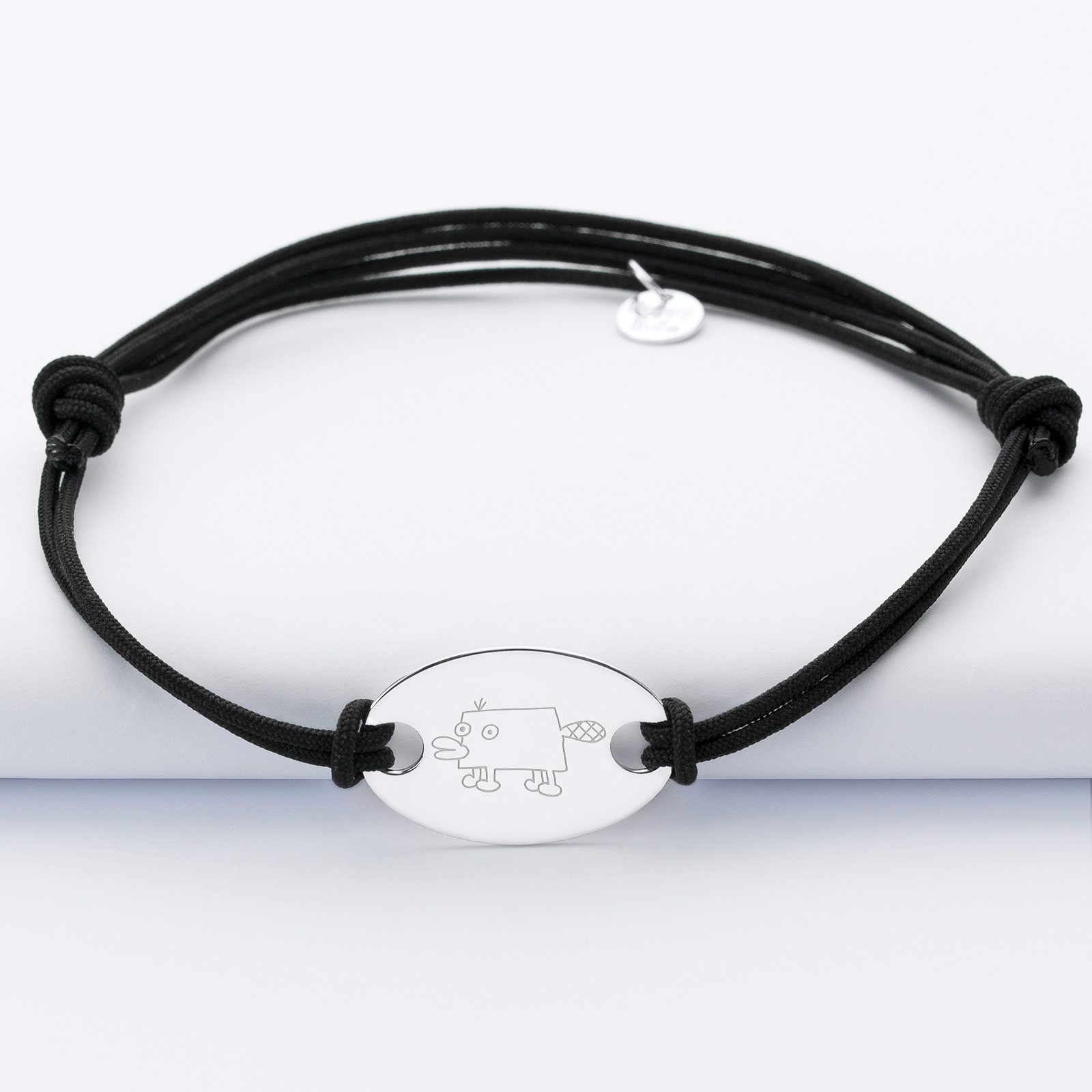 1 m de cordon élastique 2 mm - Noir- pour colliers et bracelets