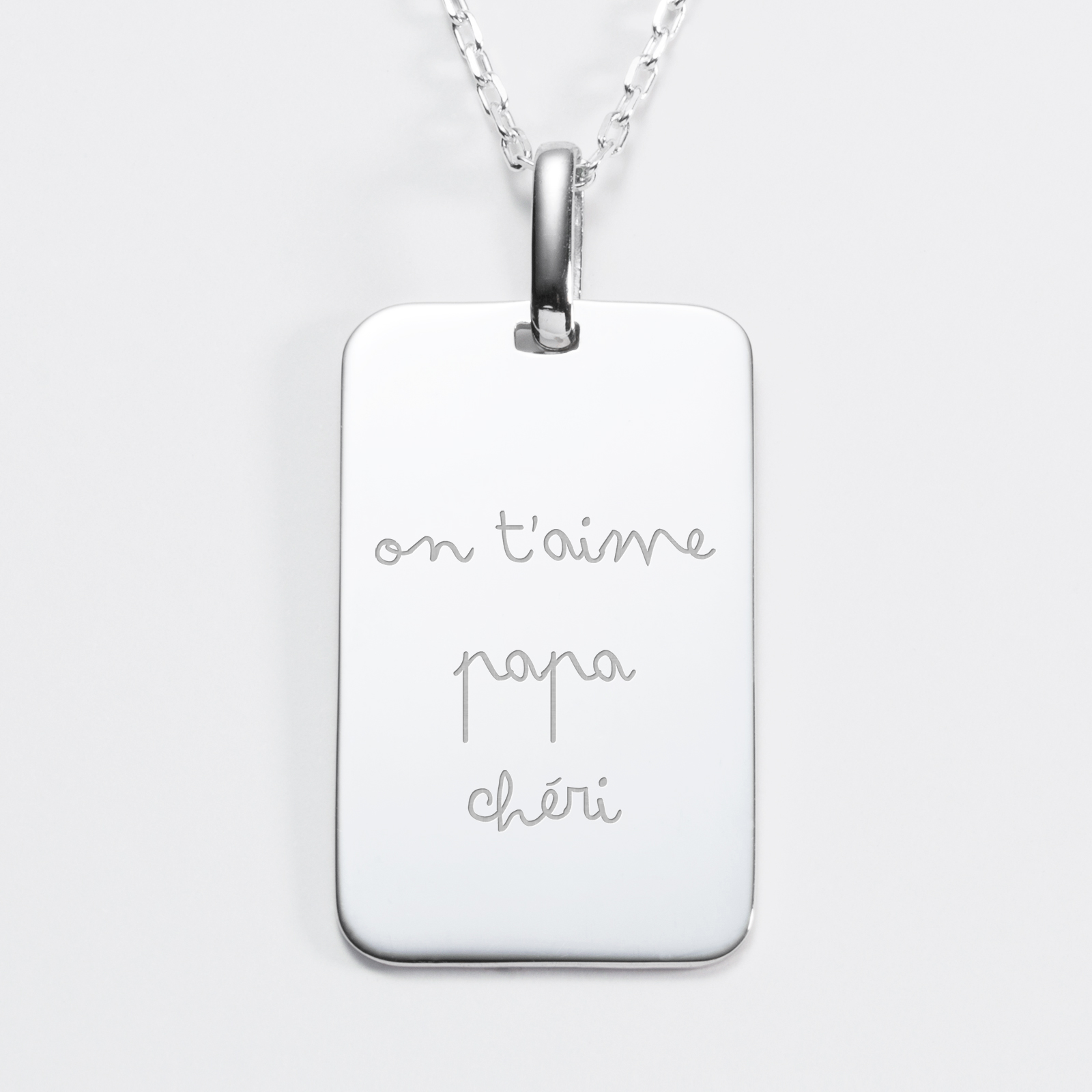 Collier Gravure Collier PersonnalisÃ© Homme Pendentif Homme