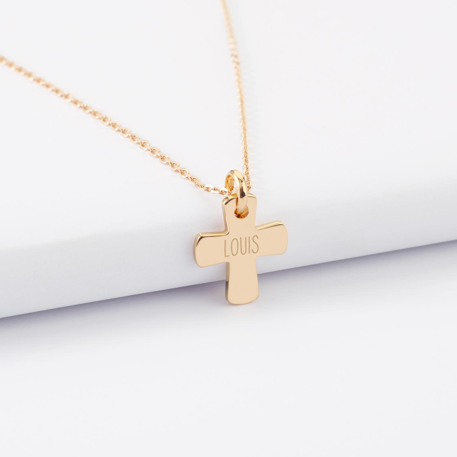 Buy In Season Jewelry Gold Plated Small Jesus Crucifix Cross Pendant  Catholic Necklace for Children 16