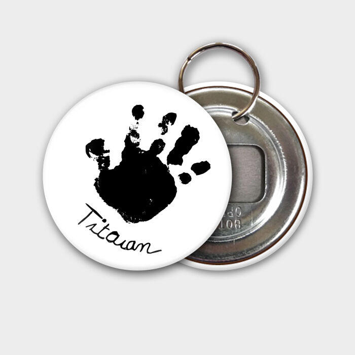 Porte clés-décapsuleur personnalisé 56mm - dessin non retouché