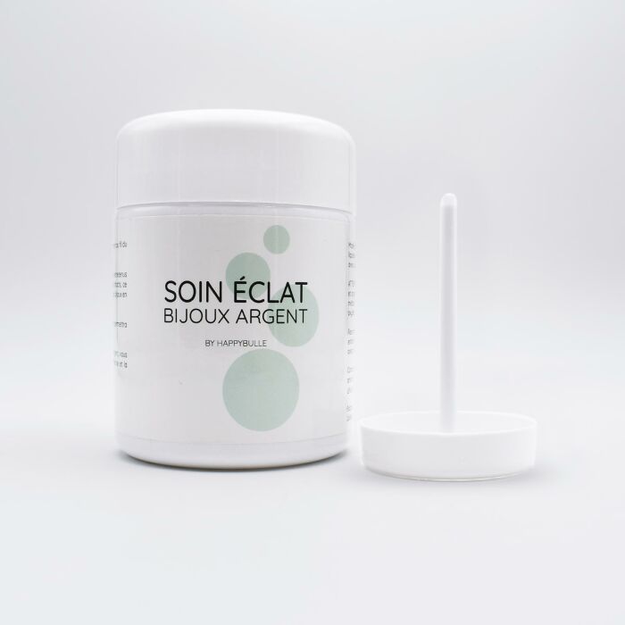 Kit d'entretien bijoux argent soin éclat - flacon