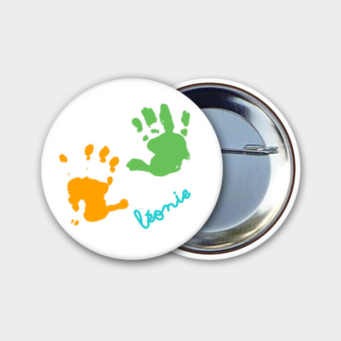 Badge personnalisé 56mm - dessin non retouché