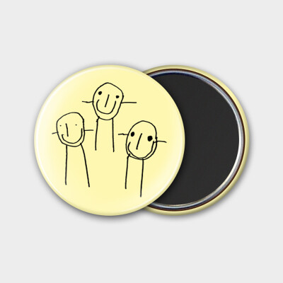 Magnet personnalisé 56mm - dessin Magnet personnalisé 56mm - dessin