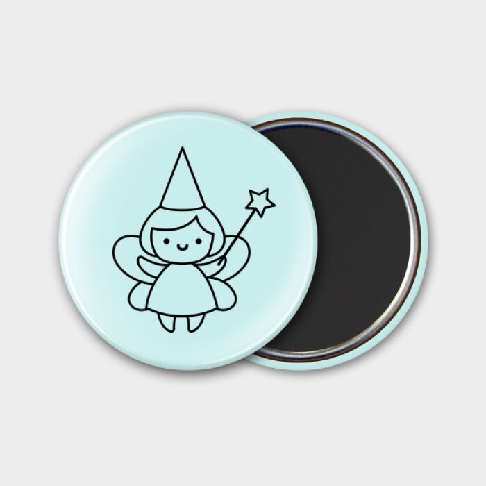 Magnet personnalisé 56mm - illustration